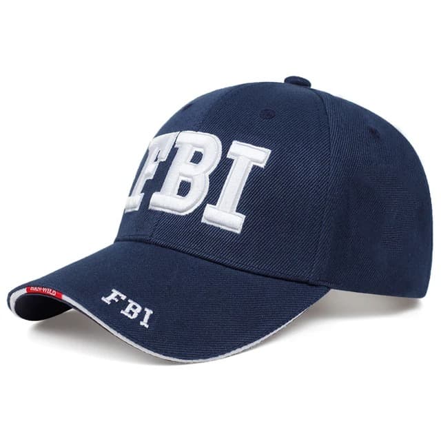 Casquette FBI (Modèle: Bleu)