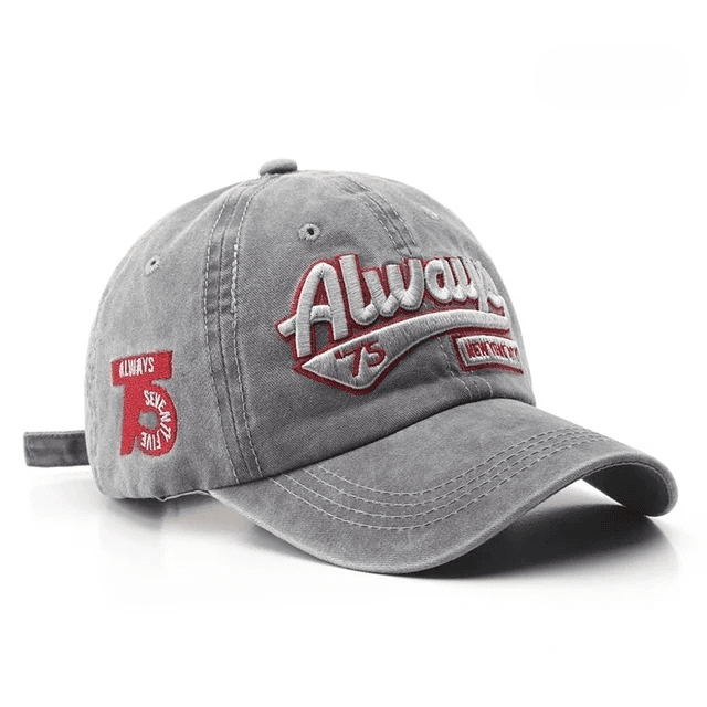 Casquette Grise Baseball Always