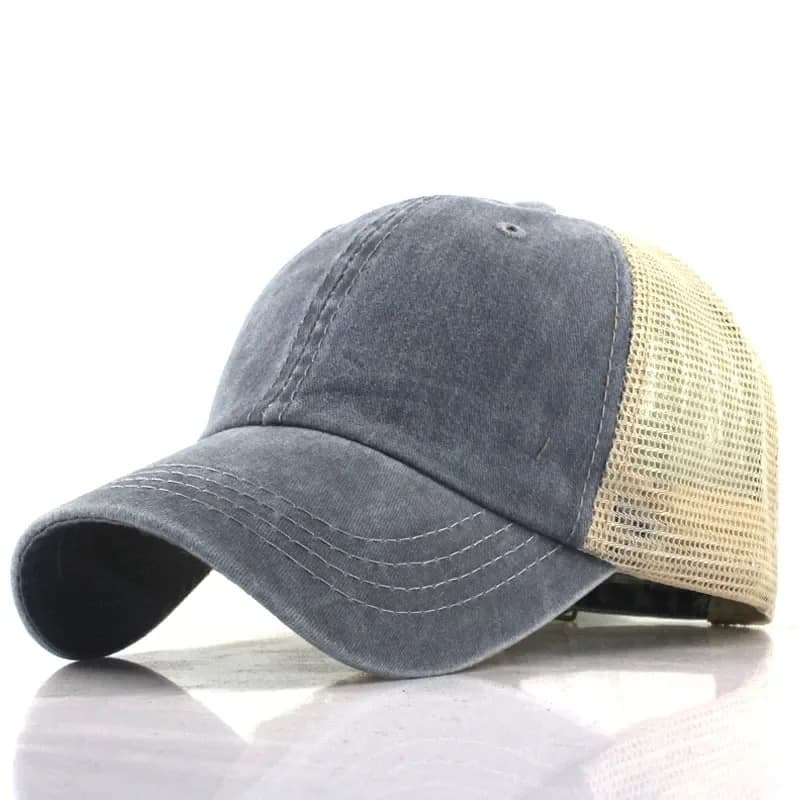 Casquette Grise Délavée Trucker