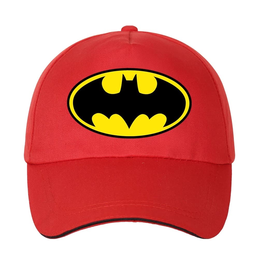 Casquette Logo Batman (Couleur: Rouge)