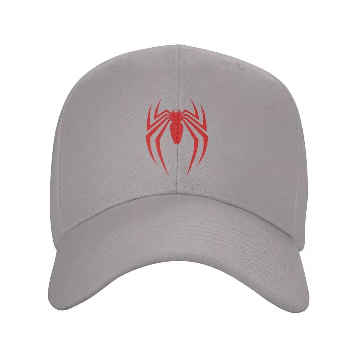 Casquette Logo Spiderman Adulte (Couleur: Gris)