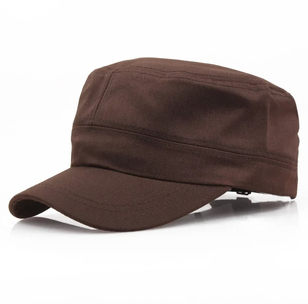 Casquette Marron Militaire Simple