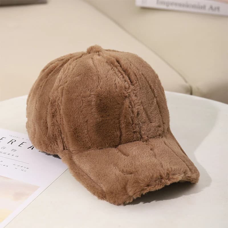 Casquette Marron Ultra Douce