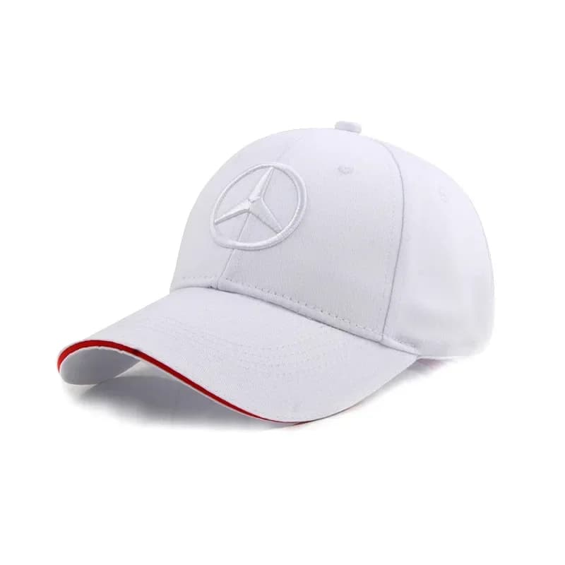 Casquette Mercedes Ajustable (Modèle: Blanc)