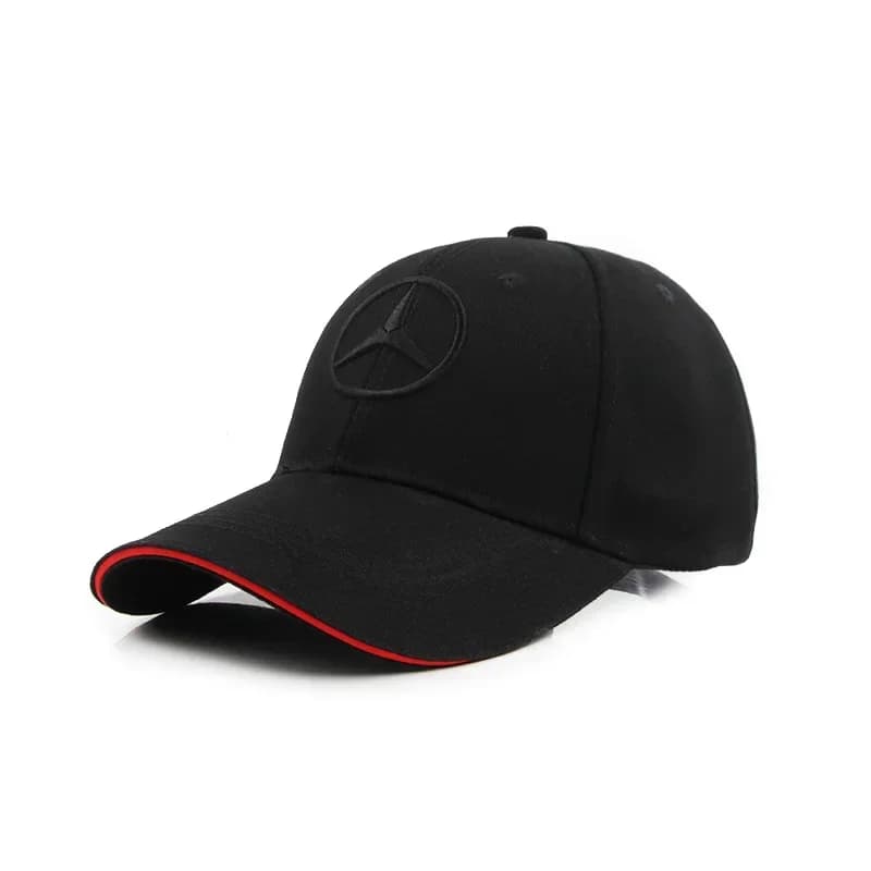 Casquette Mercedes Ajustable (Modèle: Noir)