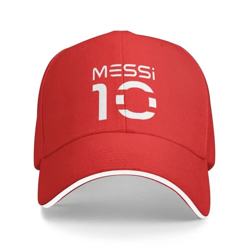 Casquette Messi 10 (Modèle: Rouge)