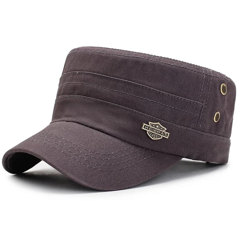 Casquette Militaire Classique (Couleur: Gris)