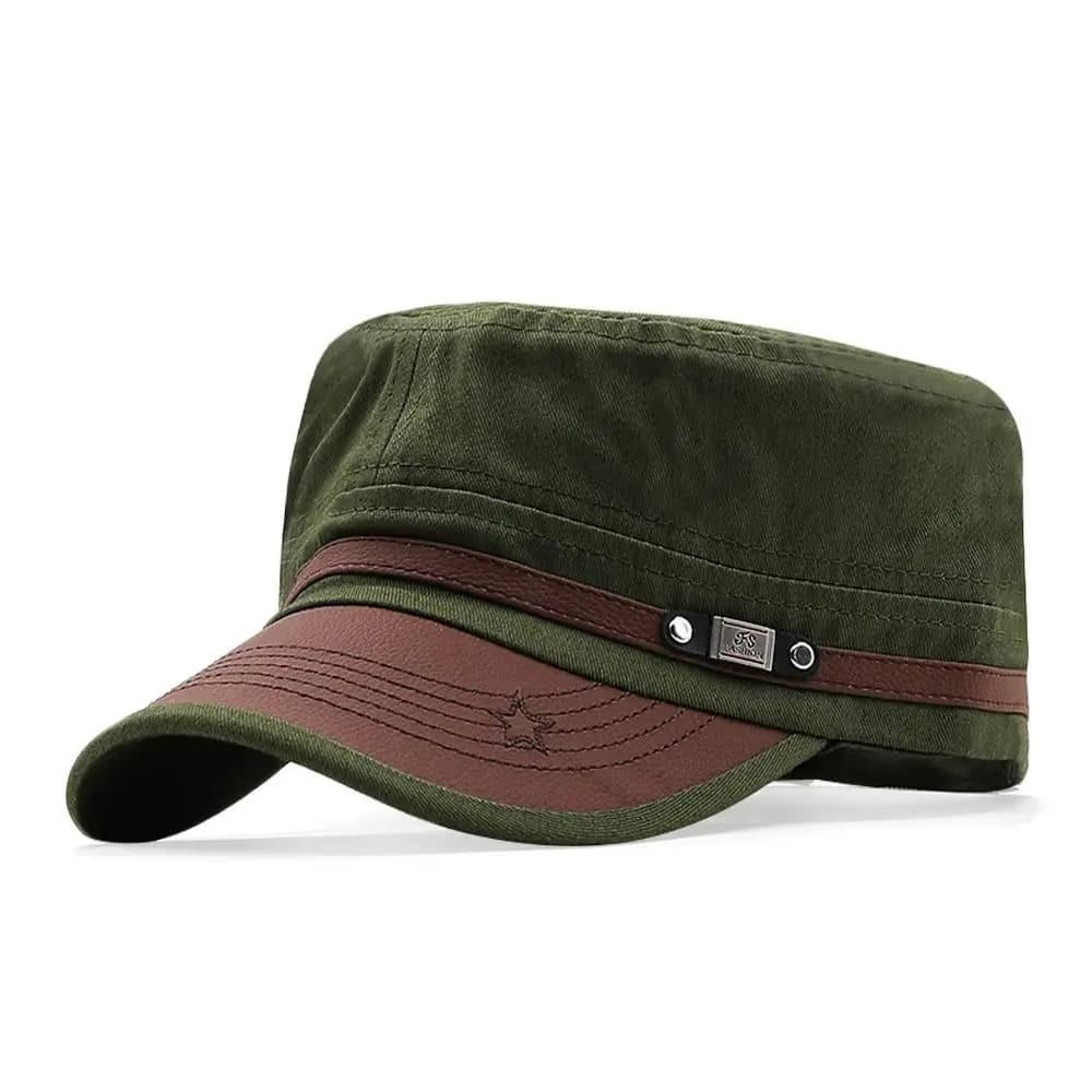 Casquette Militaire Réglable (Modèle: Vert)