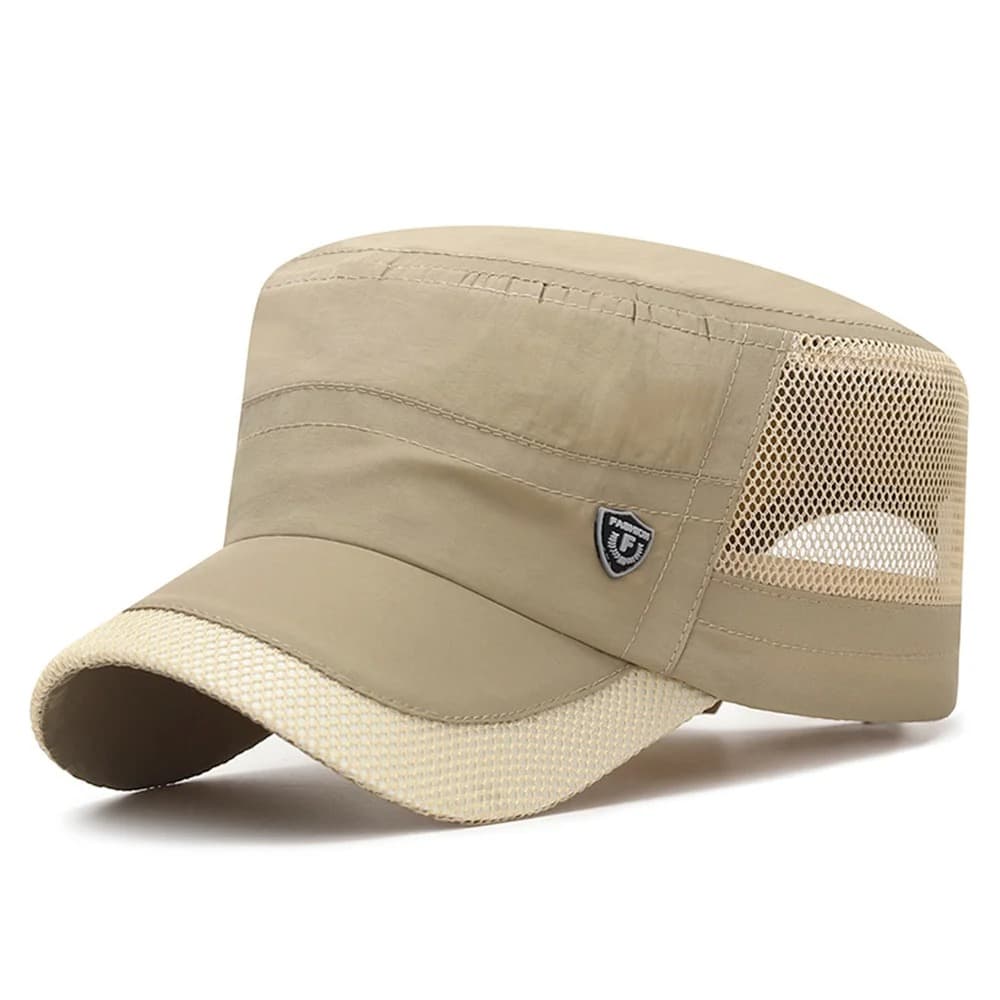 Casquette Militaire à Mailles (Couleur: Beige)