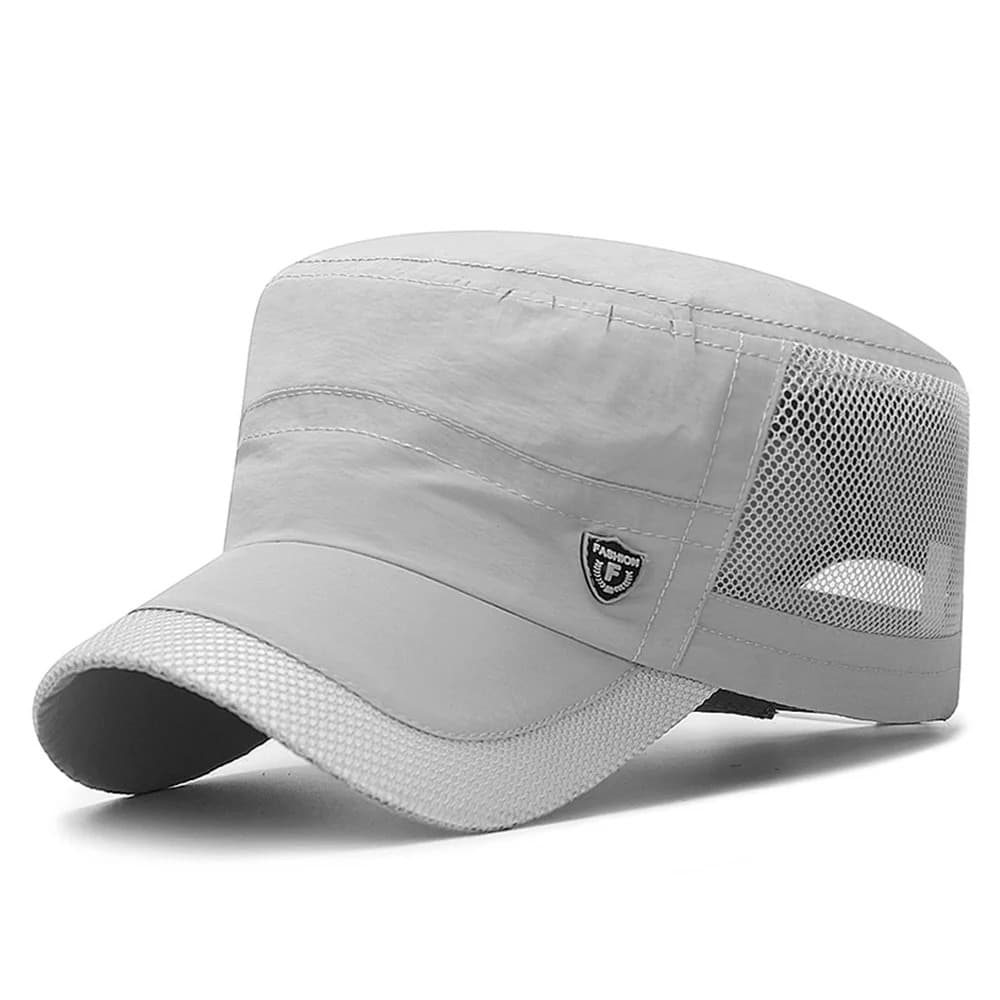 Casquette Militaire à Mailles (Couleur: Gris)