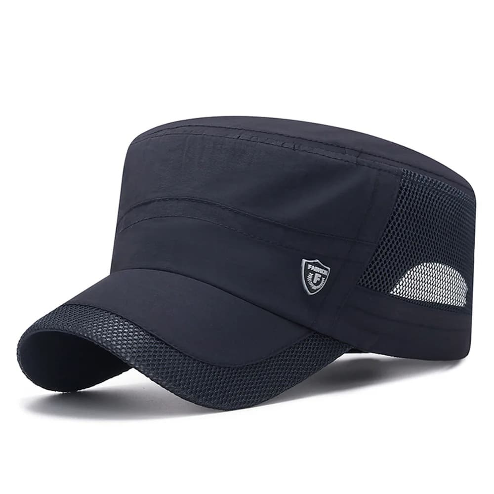 Casquette Militaire à Mailles (Couleur: Navy)