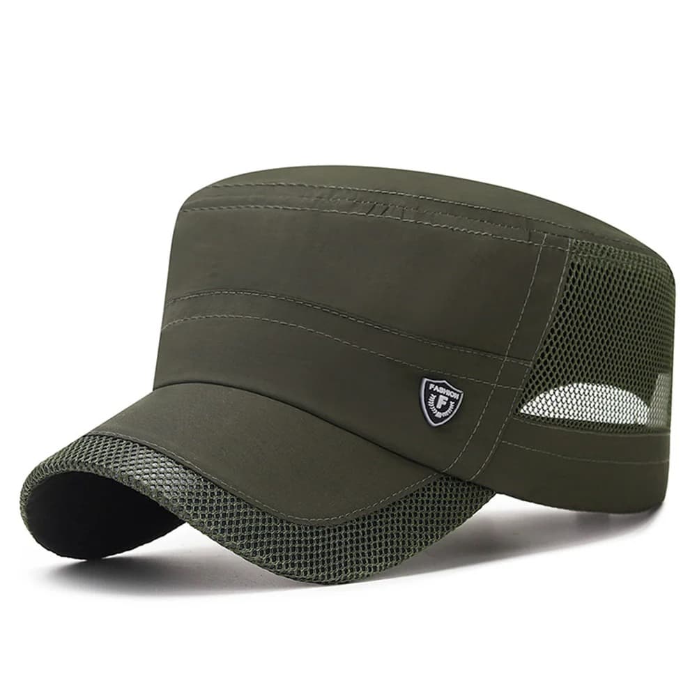 Casquette Militaire à Mailles (Couleur: Vert)