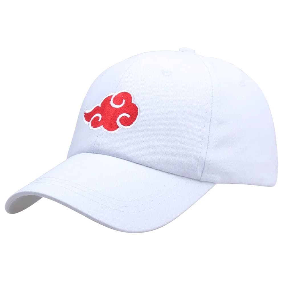 Casquette Naruto Akatsuki (Modèle: Blanc)