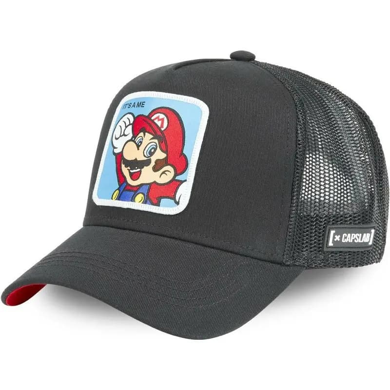 Casquette Noire Mario