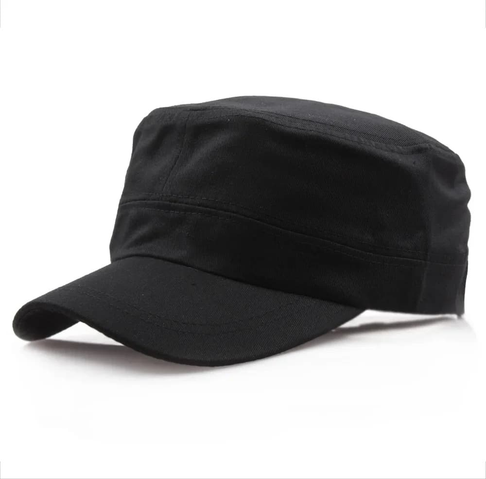 Casquette Noire Militaire Simple