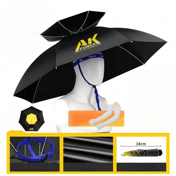 Casquette Parapluie Premium (Modèle: Noir)