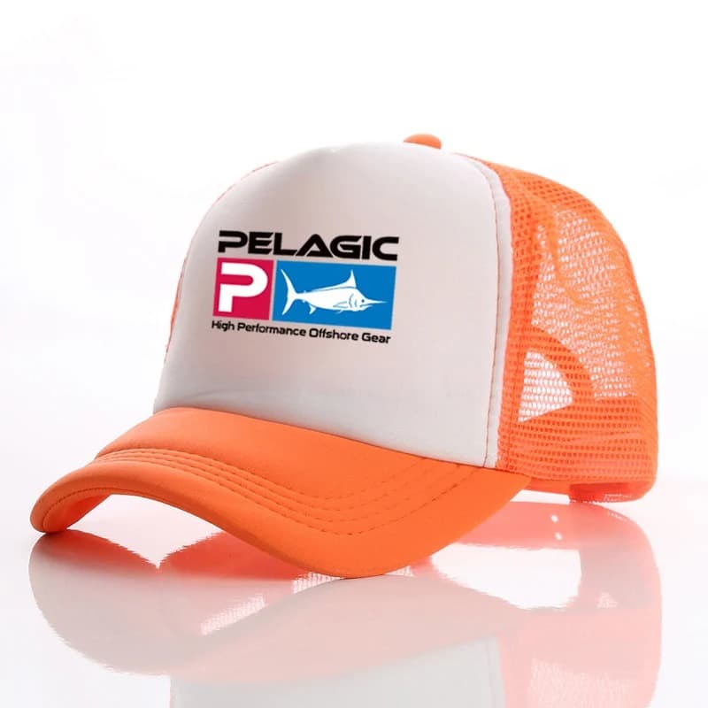 Casquette Pêche Pelagic (Couleur: Orange)