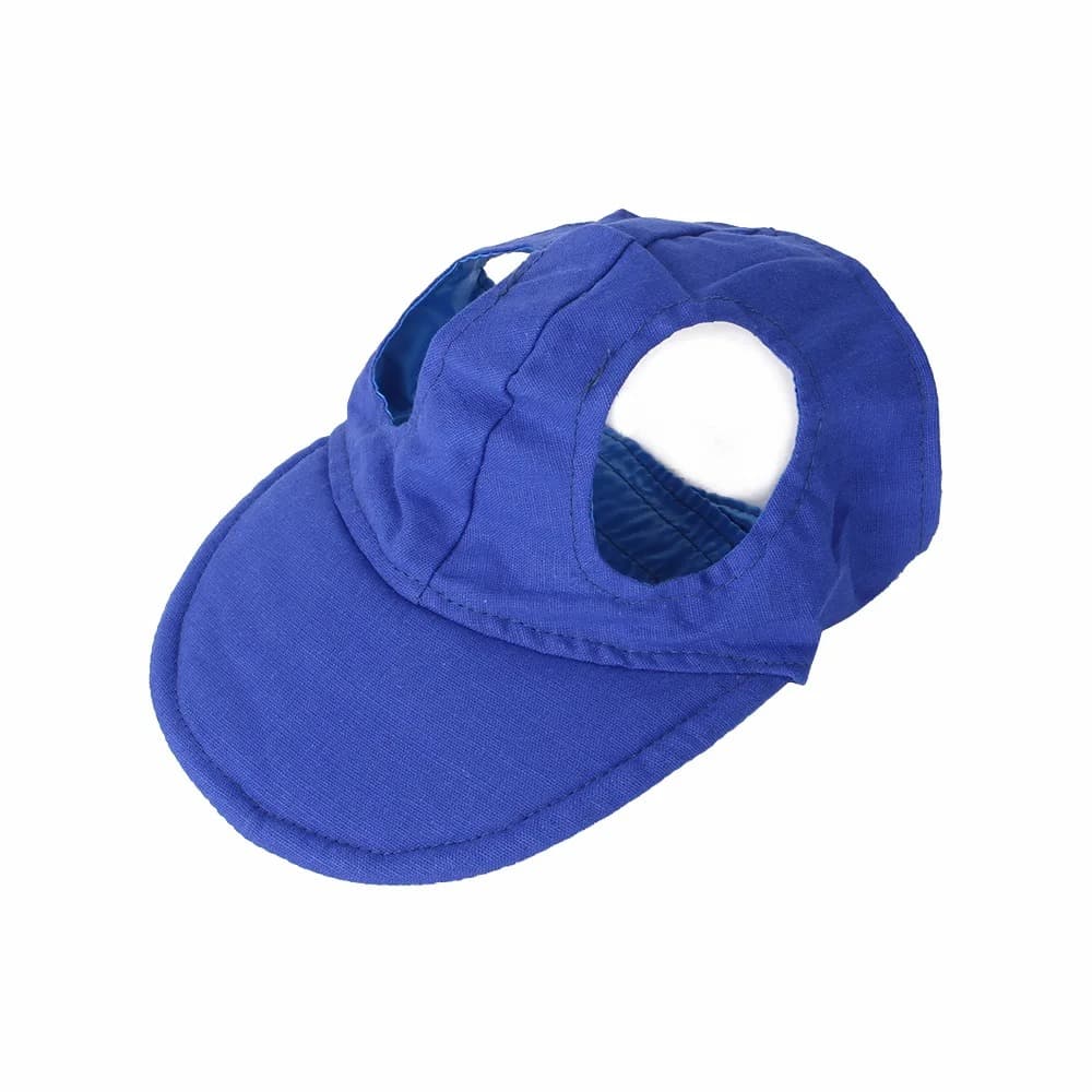 Casquette Pour Chien Anti UV (Modèle: Bleu, Taille: L (32-45cm))