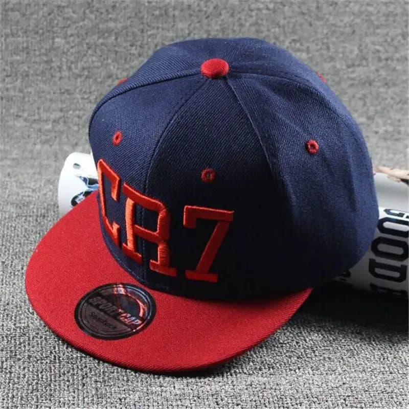 Casquette Snapback CR7 (Modèle: Bleu)