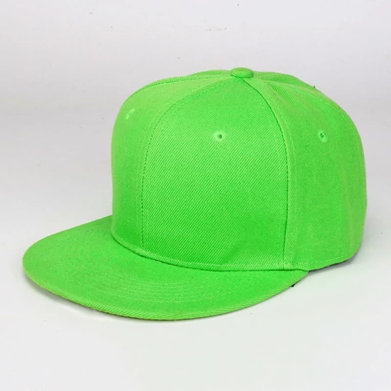 Casquette Snapback Vert Pomme