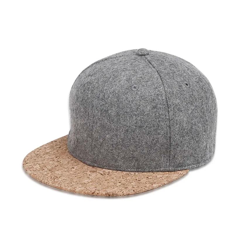 Casquette Snapback en Liège (Couleur: Gris)