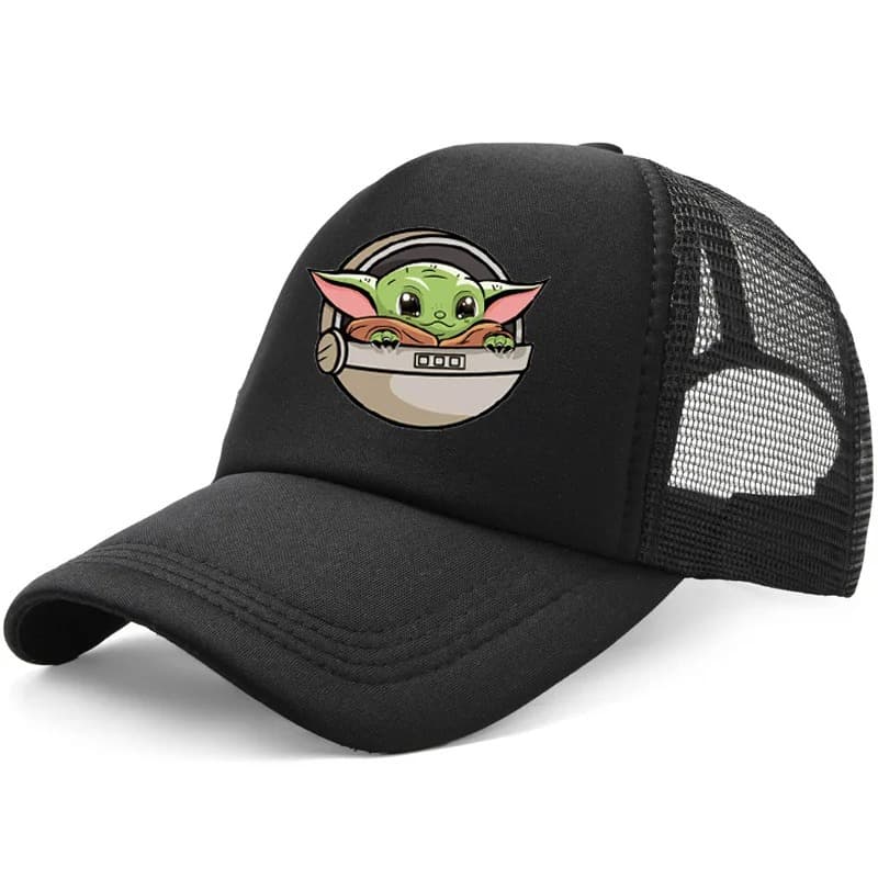 Casquette Star Wars Bébé Yoda (Modèle: Noir)