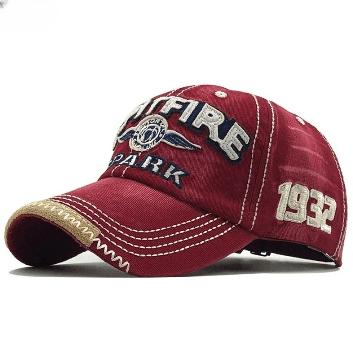 Casquette Style Américaine 1932 (Couleur: Rouge)