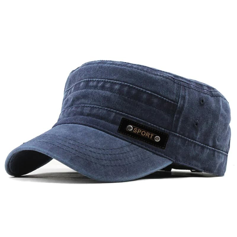Casquette Style Militaire Sport (Modèle: Navy)