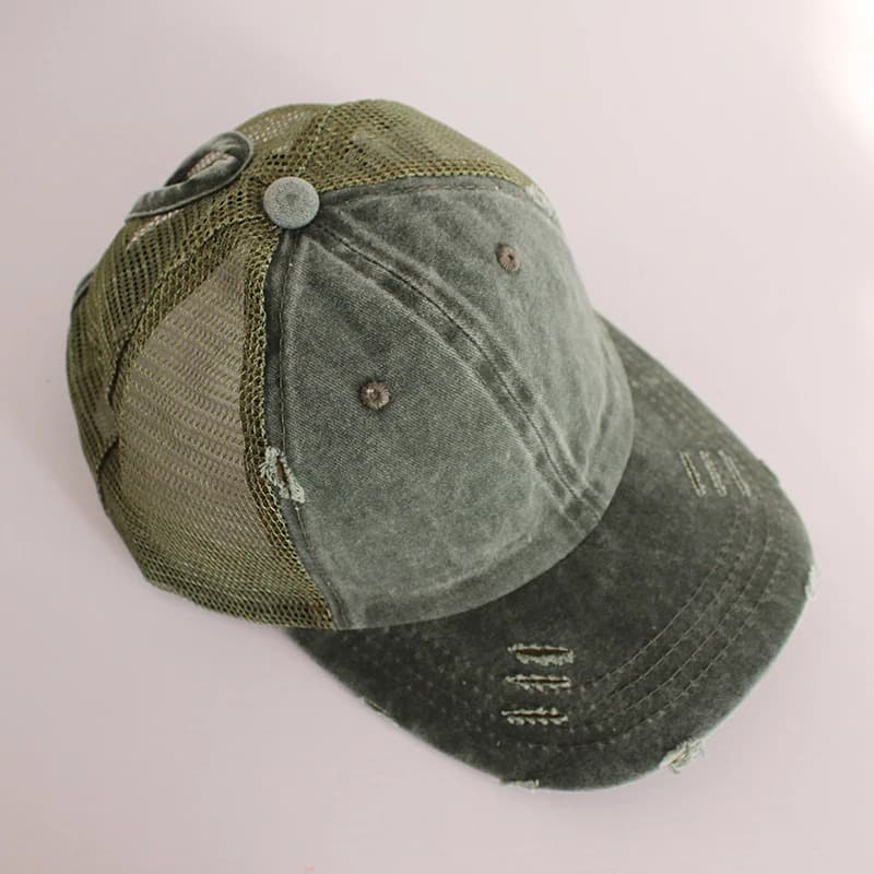 Casquette Trucker Verte Pour Femme