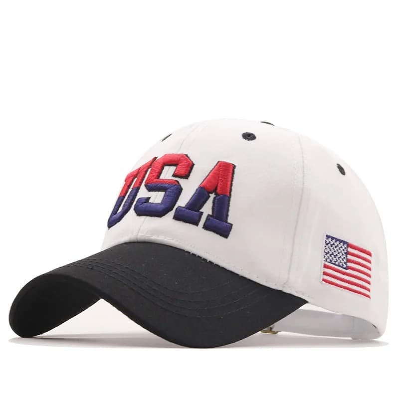 Casquette U.S.A (Couleur: Blanc)