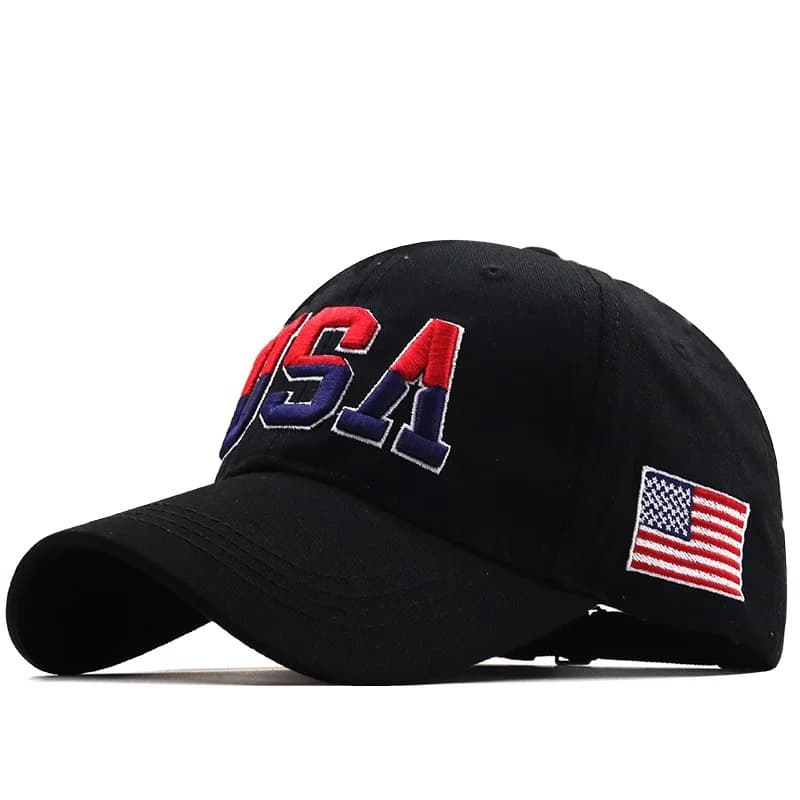 Casquette U.S.A (Couleur: Noir)