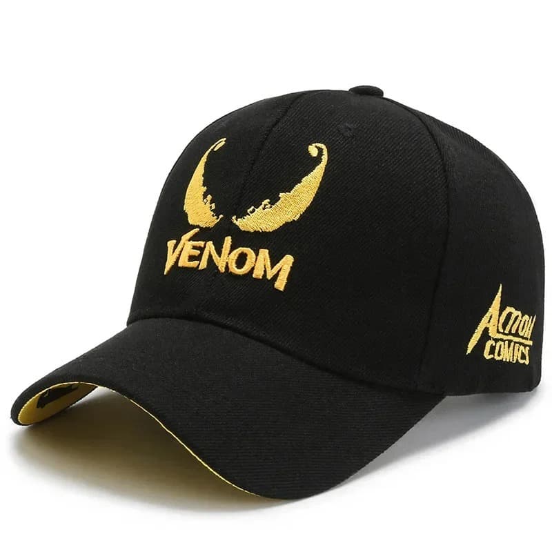 Casquette Venom (Modéle: Noir et or)