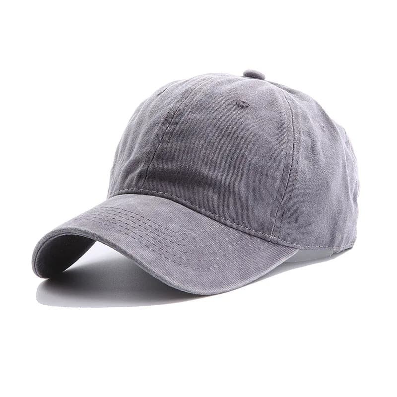 Casquette Vintage Gris Clair
