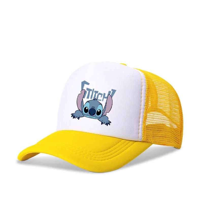 Casquette à Mailles Stitch (Couleur: Jaune)