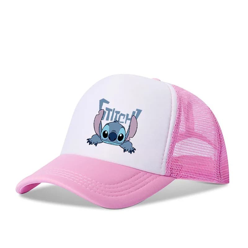 Casquette à Mailles Stitch (Couleur: Rose)