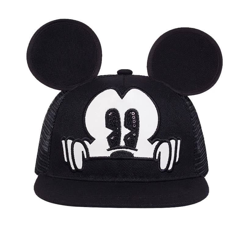 Casquette à Oreilles Mickey (Modèle: Noir)