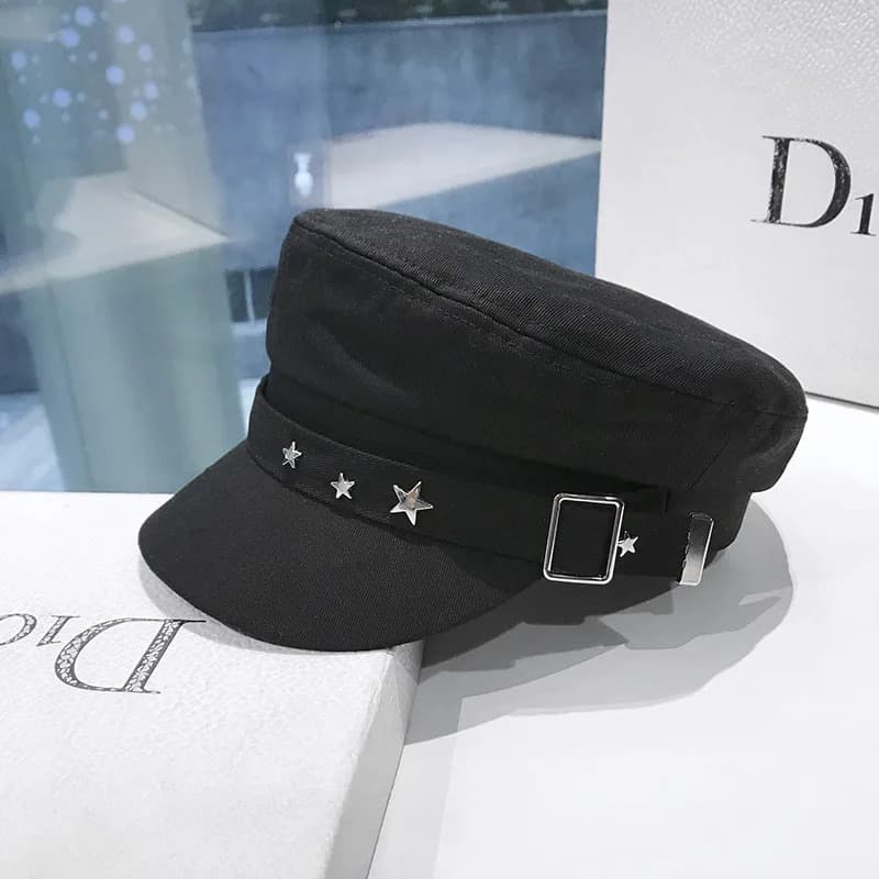 Casquette de Marin Femme (Modèle: Noir)