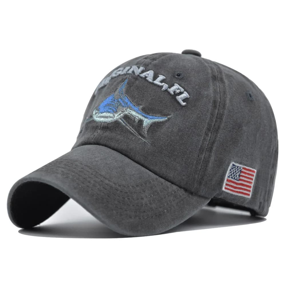 Casquette de Pêche Floride (Couleur: Noir)