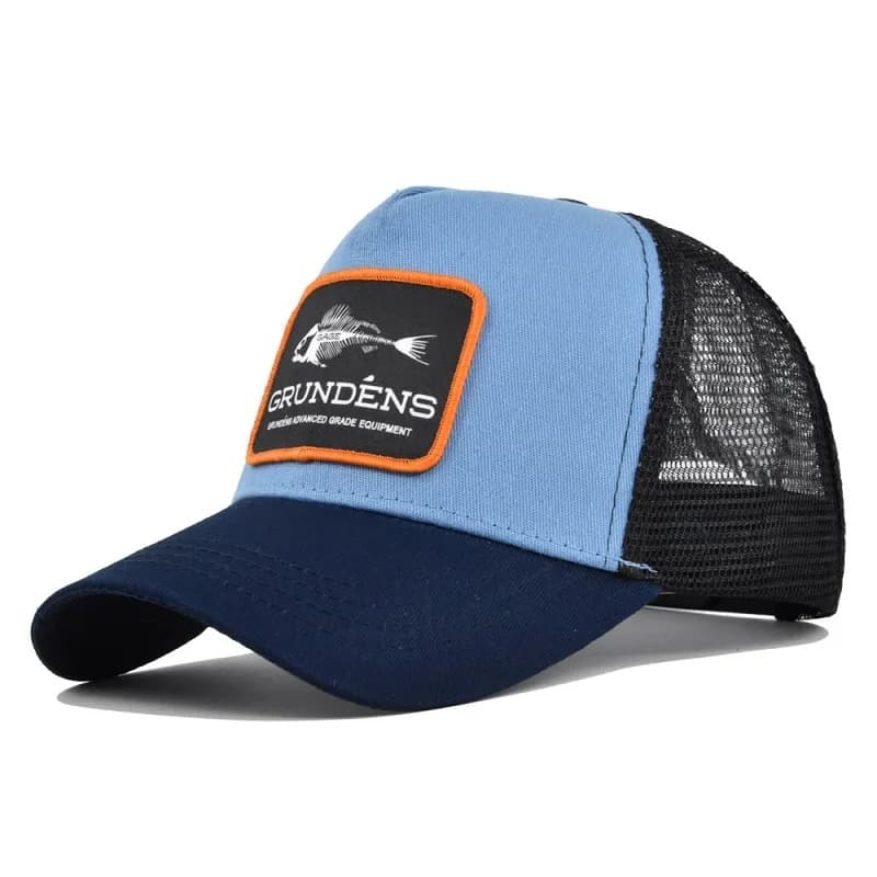 Casquette de Pêche Grundéns (Modèle: Bleu)