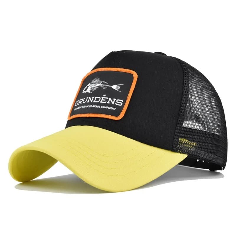 Casquette de Pêche Grundéns (Modèle: Jaune)