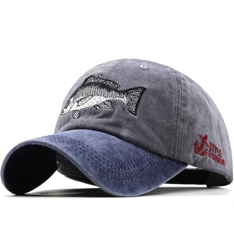 Casquette de Pêche Motif Carpe