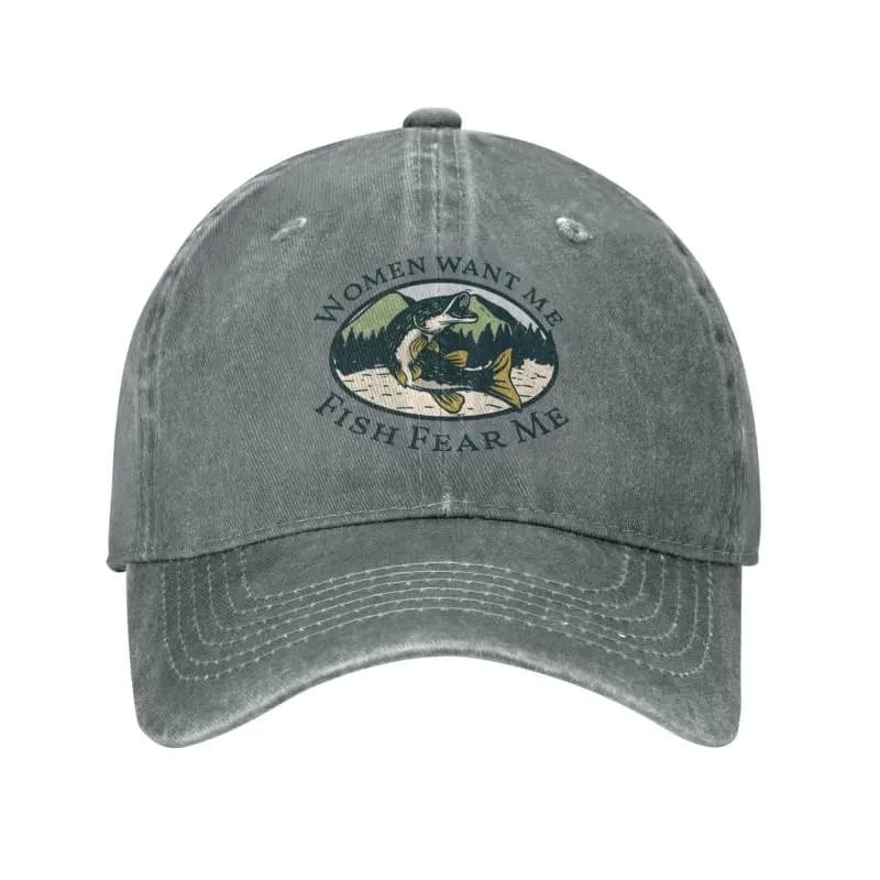 Casquette de Pêche Original (Couleur: Gris)