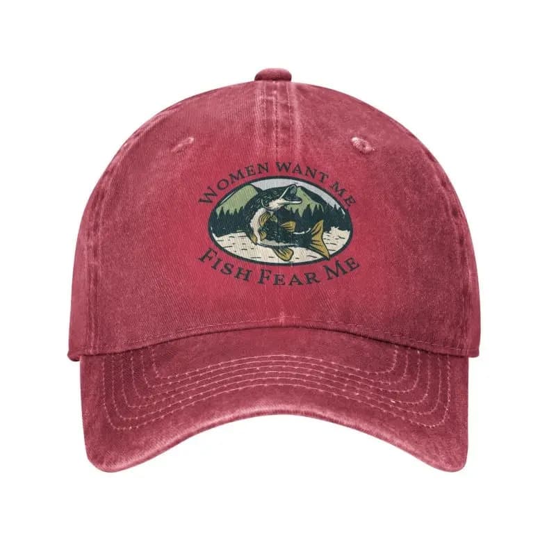 Casquette de Pêche Original (Couleur: Rouge)