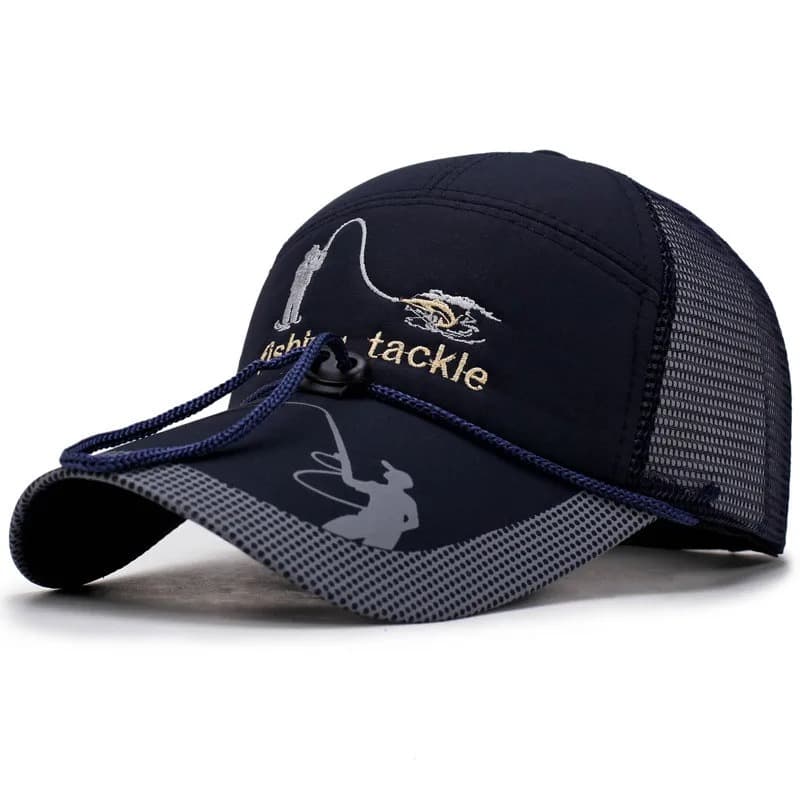 Casquette de Pêche à Maille (Couleur: Bleu)