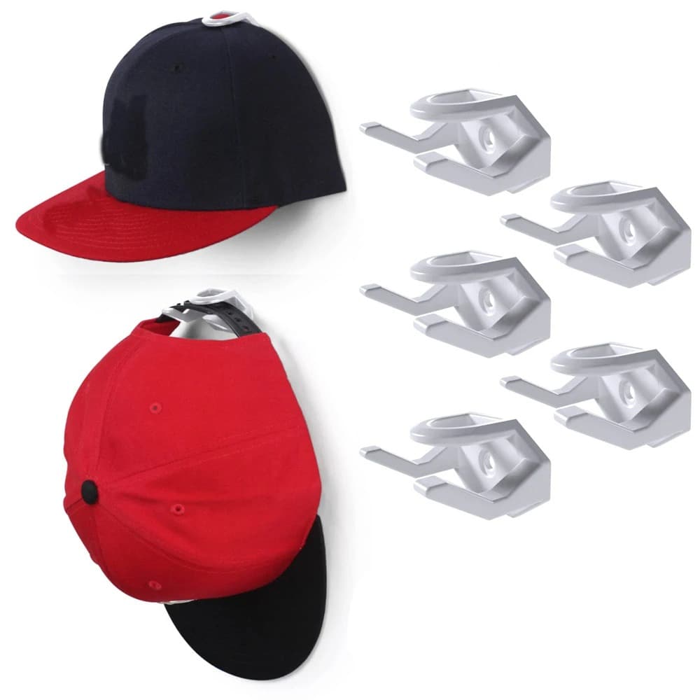 Range Casquette Mural (Modèle: Blanc 5 Pièces)