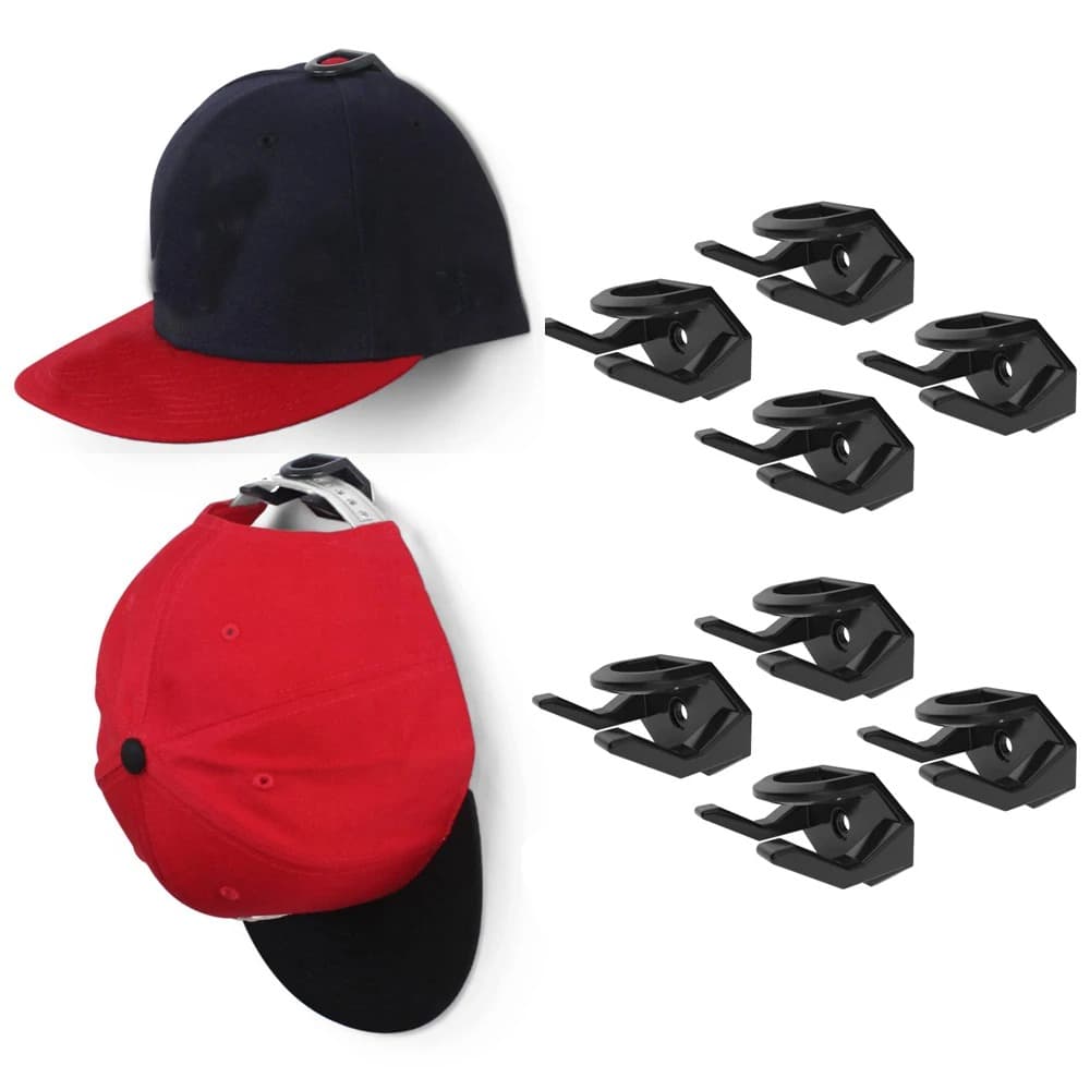 Range Casquette Mural (Modèle: Noir 8 Pièces)