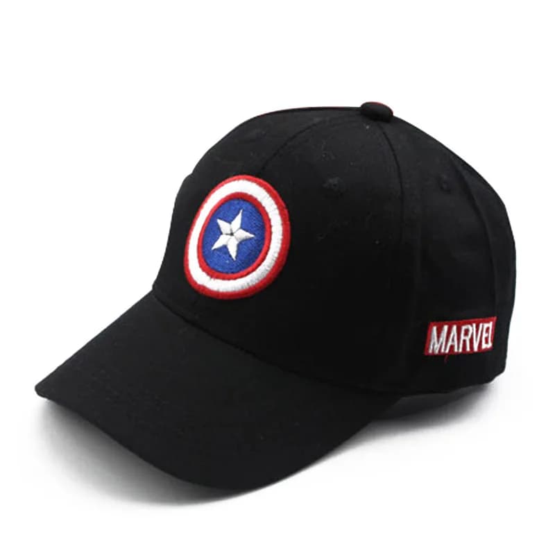 Casquette Captain America Pour Enfant (Couleur: Noir)