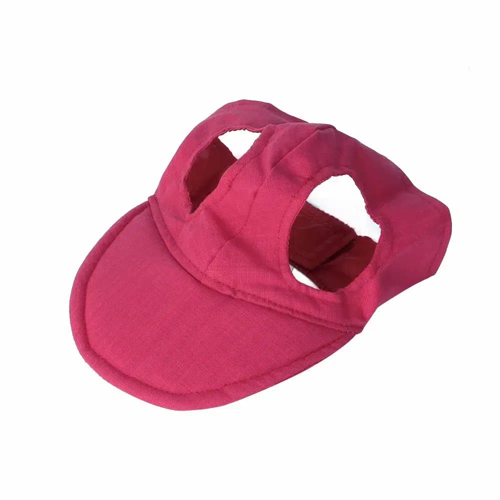 Casquette Pour Chien Anti UV (Modèle: Rose, Taille: L (32-45cm))