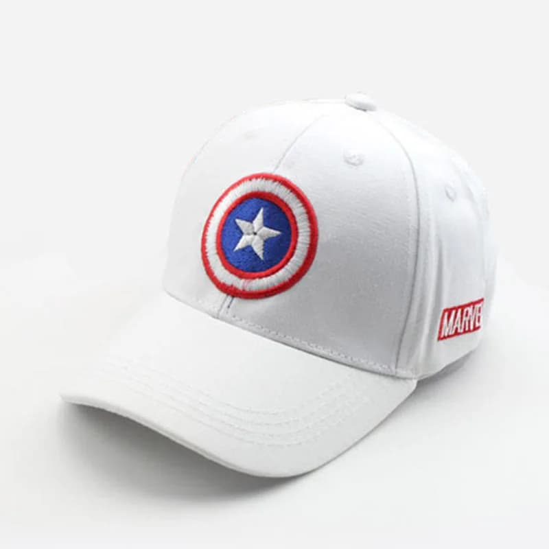 Casquette Captain America Pour Enfant (Couleur: Blanc)