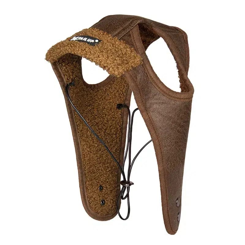 Casquette Pour Chien en Laine (Couleur: Marron, Taille: XXL)